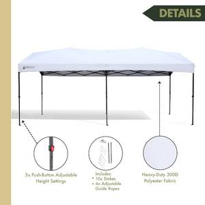 lot 37 image: Arrowhead Outdoor 10 X 20 Pop-Up Canopy and Instant Shelter