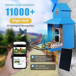 lot 42 image: Amoejov Smart Bird Feeder Camera with AI Identify 11000 Bird Species