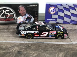 lot 250 image: 1999 Nascar Action Racing Collectibles RCR Dale Earnhardt #3 25th Anniversary 132 scale die cast stock car