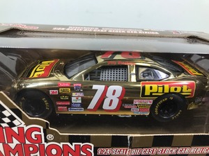lot 271 image: 1998 Nascar Racing Champions Gold Commemorative Series Gary Bradberry #78  Pilot 124 scale die cast stock car
