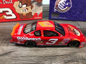 lot 288 image: 2000 Nascar Action Racing Collectibles Dale Earnhardt Monte Carlo #3 GM Goodwrench Service Plus  Taz  No Bull 124 scale die cast stock car