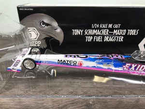 lot 304 image: 2000 Matco Tools Tony Schumacher 124 scale die cast top fuel dragster