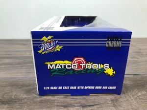 lot 313 image: 1997 Nascar Matco Tools Racing Chrome Edition Rusty Wallace #2  Miller Lite 124 scale die cast coin bank
