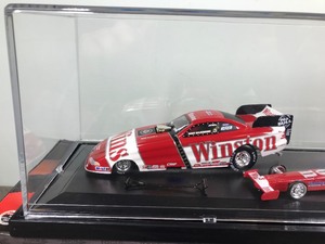 lot 316 image: 1998 NHRA Mac Tools Motor Sports 2 car set Team Winston Gary Scelzi & Whit Bazemore Top Fuel Dragster & Mustang Funny Car 124 scale die cast
