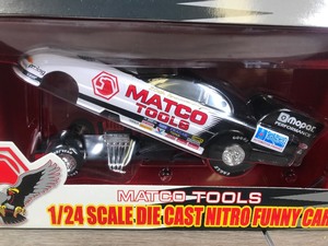 lot 318 image: 1999 NHRA Matco Tools Racing Dean Skuza 124 scale die cast funny car