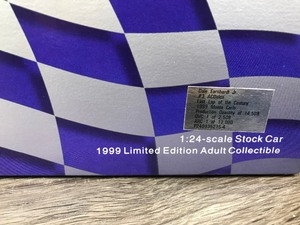 lot 320 image: 1999 Nascar Action Racing Collectibles Dale Earnhardt Jr. Monte Carlo #3 ACDelco Last Lap of the Century 124 scale die cast stock car