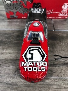 lot 331 image: 2002 NHRA Racing Champions  Matco Tools Whit Bazemore Pontiac Funny Car 124 scale die cast