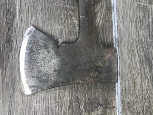 lot 372 image: Vintage Estwing Hatchet with leather sheath