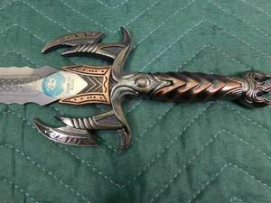 lot 8 image: Stainless steel knife with sheath