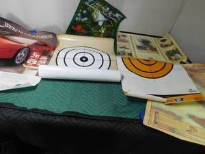 lot 35 image: 10 Miller Beer target posters and  4 Stanislaus Food Product posters