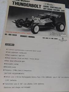lot 53 image: Radio control Thunderbolt car