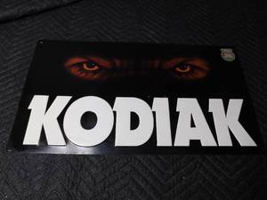 lot 74 image: Kodiak metal sign