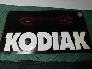 lot 76 image: Kodiak metal sign
