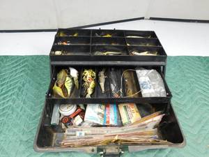 lot 97 image: Tackle box of tackle