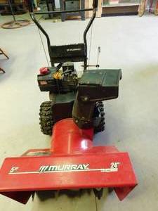 lot 122 image: Murrey snow blower 5HP