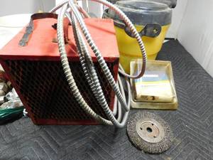 lot 210 image: 13 hp sump pump, 2 headers, plumbing potsmore
