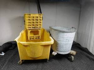 lot 223 image: 2 mop buckets