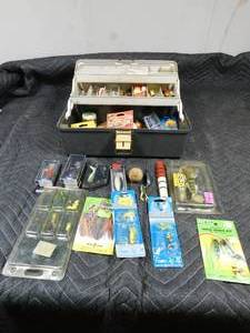 lot 225 image: Plano tacklebox full of tackle