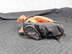 lot 244 image: Black and Decker belt sander