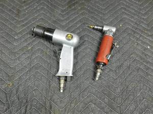lot 429 image: Hammer air chisel and sm. Impact drill
