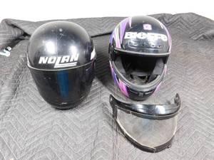 lot 434 image: Bieffe helmet and a nolan helmet