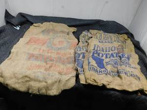 lot 436 image: 1 Lucky 2 Western Idaho potatoe sacks