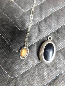 lot 193 image: 2 sterling silver pendents