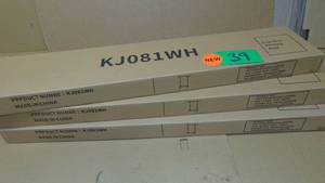 lot 39 image: 3 Pack Deluxe Adjustable Garment Rack - Rolling Clothes Organizer - White and Chrome