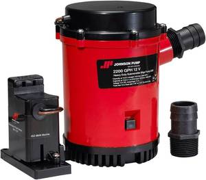lot 90 image: Johnson Pumps 02204-00 Auto Pump with Electromagnetic Switch, 12V 729321916424