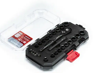 lot 83 image: Husky 100-Position 14 in. Drive Universal Socket Wrench Set (26-Piece) Model # H1004D26SWS UPC Code # 037103365156