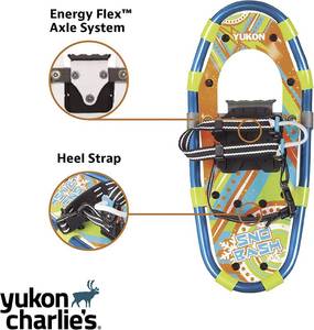 lot 24 image: Yukon Charlies SNO-Bash Youth Aluminum Snowshoe Size 7 x 16 737826503896
