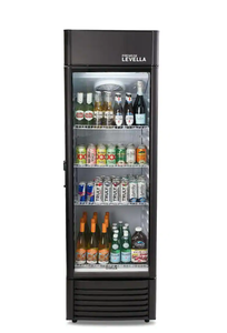lot 5 image: Premium Levella - 12.5 cu. ft. 1-Door Commercial Merchandiser Refrigerator Glass-Door Beve Model # Model #  PRF1257DX  UPC Code #  715688086092