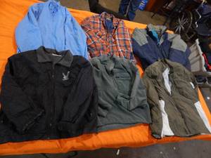 lot 52 image: 6-Mens Jackets Size XL