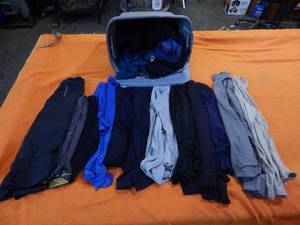 lot 58 image: Mens Thermals, Base Layers, Long Underwear-Includes Tote With Lid