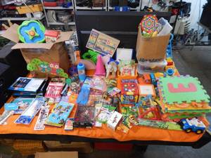 lot 62 image: Large Lot Of Kids Toys & Games-Some New