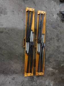 lot 33 image: 2-Folding Saw Horses