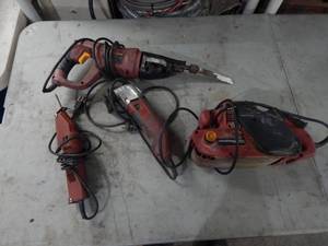 lot 94 image: Reciprocating Saws, Belt Sander, Detail Sander
