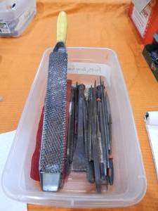 lot 114 image: Assorted Files, Rasps, Punches, Chisels