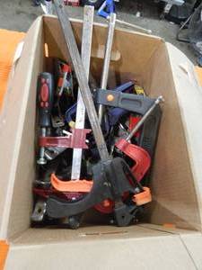 lot 115 image: Large Assortment Of Spring & C-Clamps