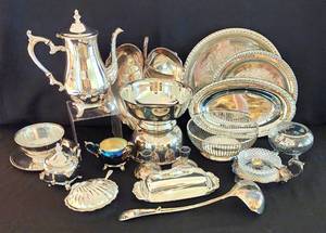 lot 69 image: Abundance of Sliver Plate Options, Plus
