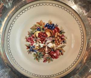 lot 71 image: Unique Limoge Imperial Victorian Triumph Platter