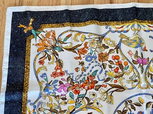 lot 8A image: Vintage Hermes Pierres d Orient et d Occidental Scarf