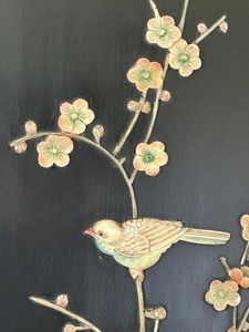 lot 103 image: Pair of Vintage 1970s Decorative Asian Panels