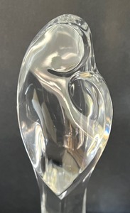 lot 100 image: Vintage Val St Lambert Crystal Angel Figurine