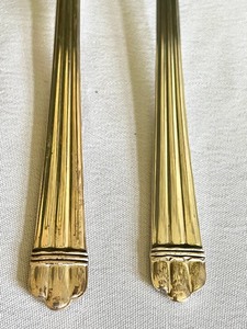 lot 7A image: Christofle Sterling Silver Meat Fork and Serving Spoon