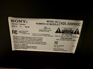 lot 160 image: SONY 50 Television