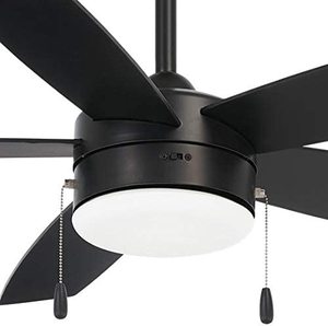 MINKA-AIRE F673L-CL Airetor 52 Inch Ceiling Fan with Integrated 16W LED Light in Coal Finish 706411064531