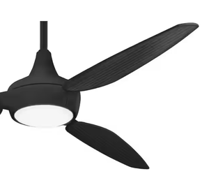 MINKA-AIRE  Seacrest 60 in. LED IndoorOutdoor Coal Smart Ceiling Fan with Light and Remote Control Model # F675L-CL UPC Code # 706411067211