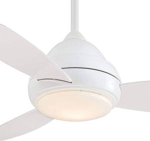 MINKA-AIRE F516L-WH Concept I 44 Inch Ceiling Fan with Integrated 14W LED Light in White Finish 706411055362
