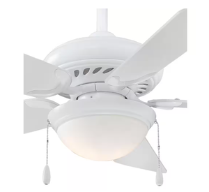 MINKA-AIRE Supra 44 in. LED Indoor White Ceiling Fan Model # F563L-SP-WH UPC Code #  706411064845